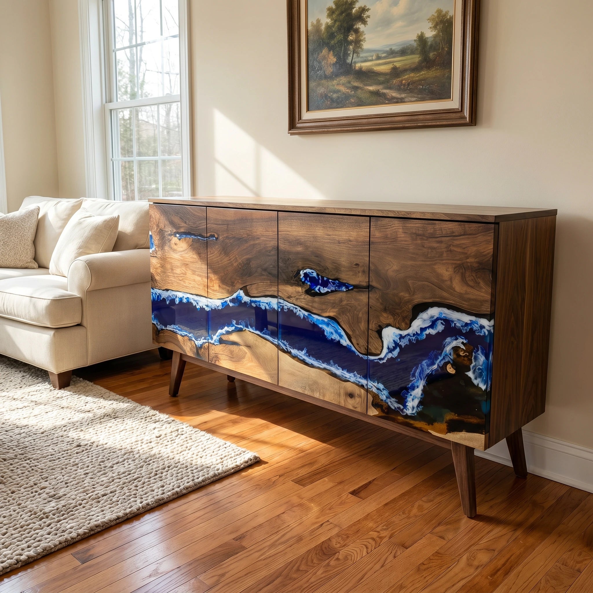 Riverline Walnut Credenza